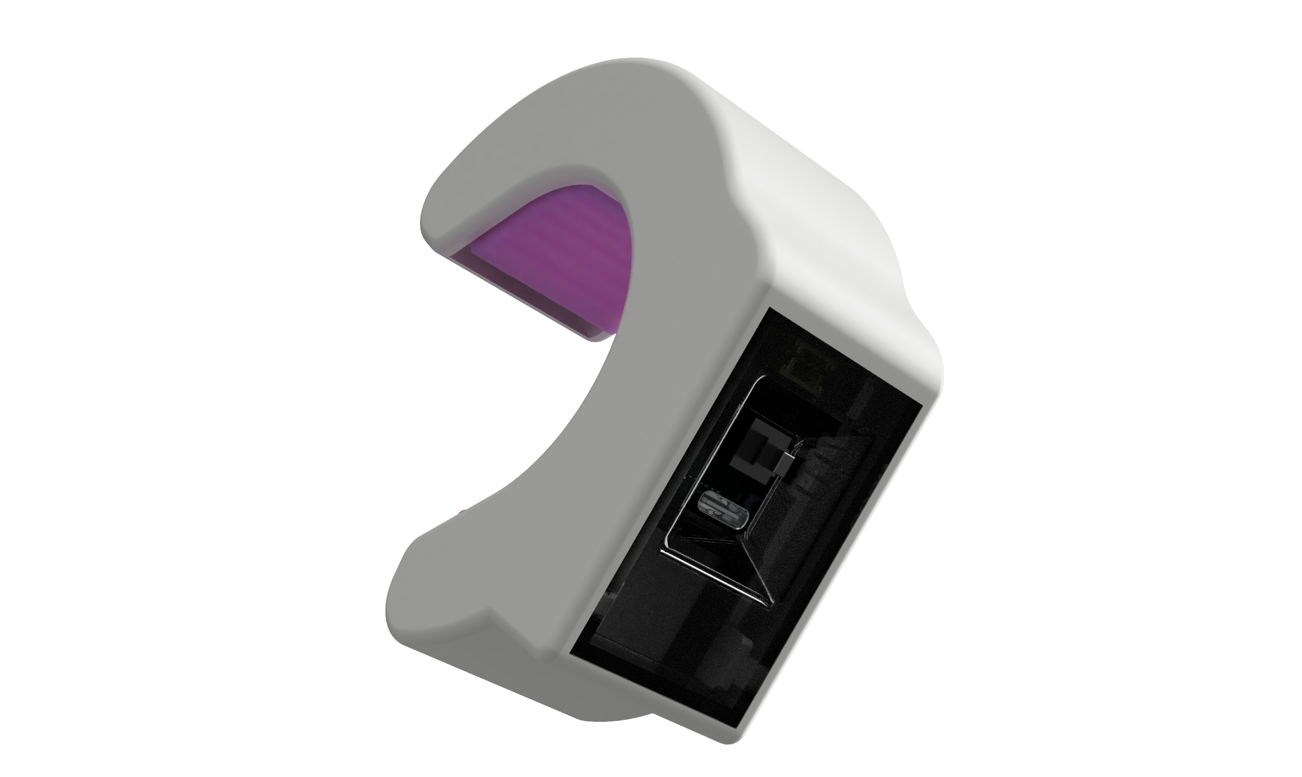 Kyna Clip, isometric product render